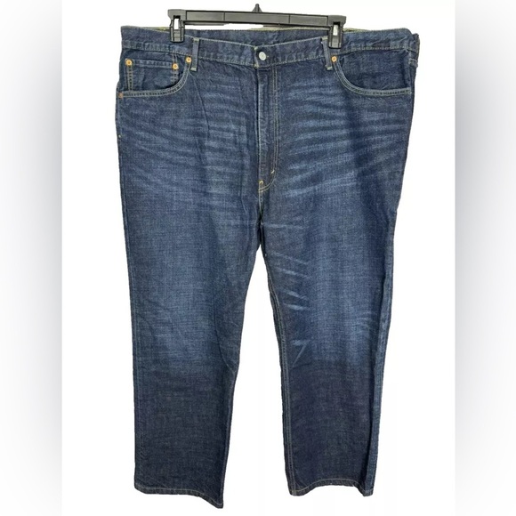Levis 559 Jeans Mens 48x29 Blue Straight Relaxed Denim 100% Cotton - Picture 1 of 9